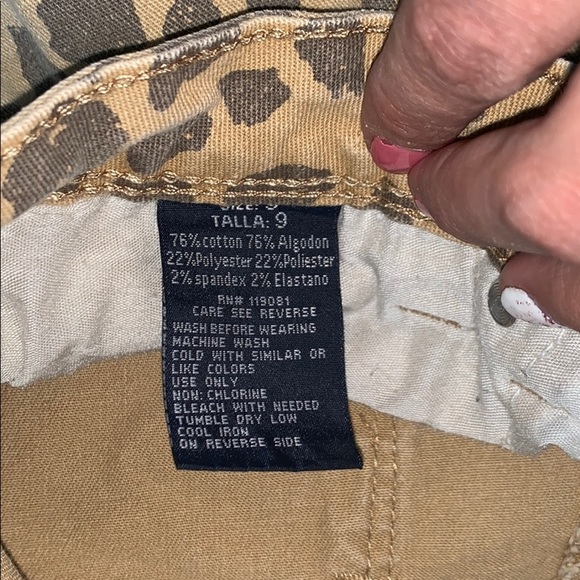 Anole stretchy leopard print jeans - Picture 4 of 5